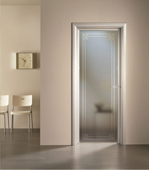 VETRO SABBIATO LINETTE PER PORTE INTERNE