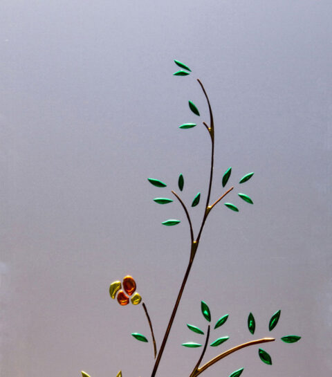 VETRO COLORATO SUNFLOWER PER PORTE INTERNE - immagine 2