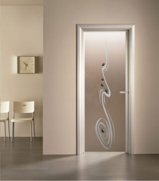 VETRO EDDY CON MURRINE PER PORTE INTERNE